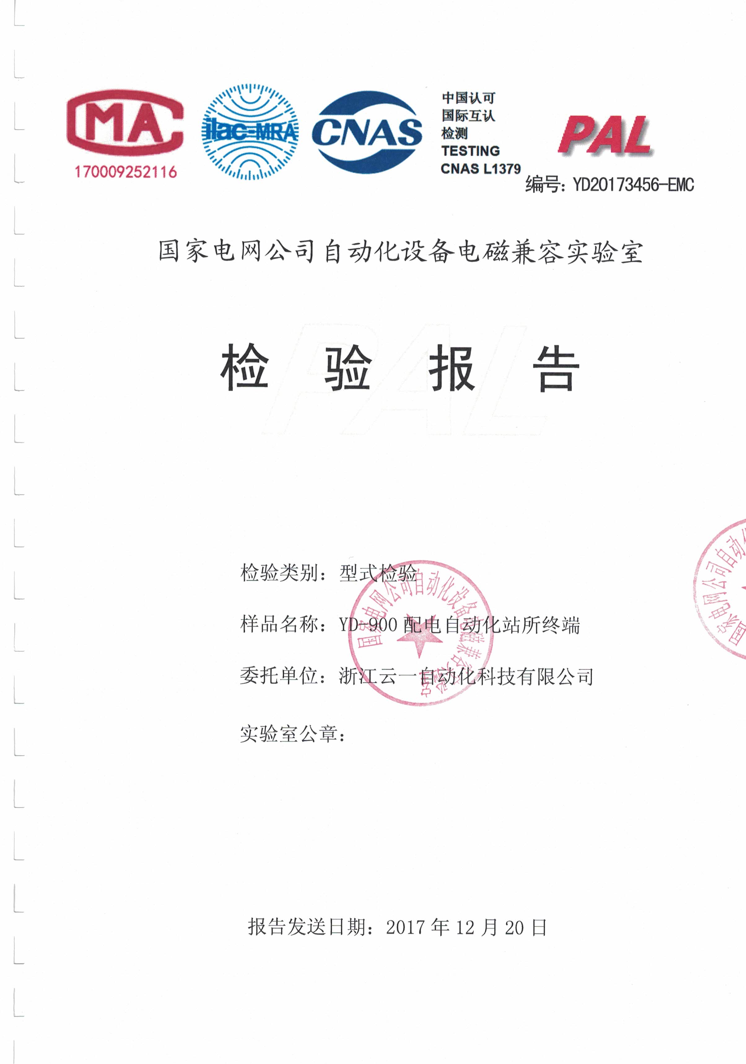 檢測報告